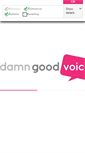 Mobile Screenshot of damngoodvoices.com